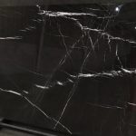 Black 3D Marble Stone Slab